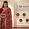 5 Reasons Ajrakh Printed Modal Silk Sarees Stand Out