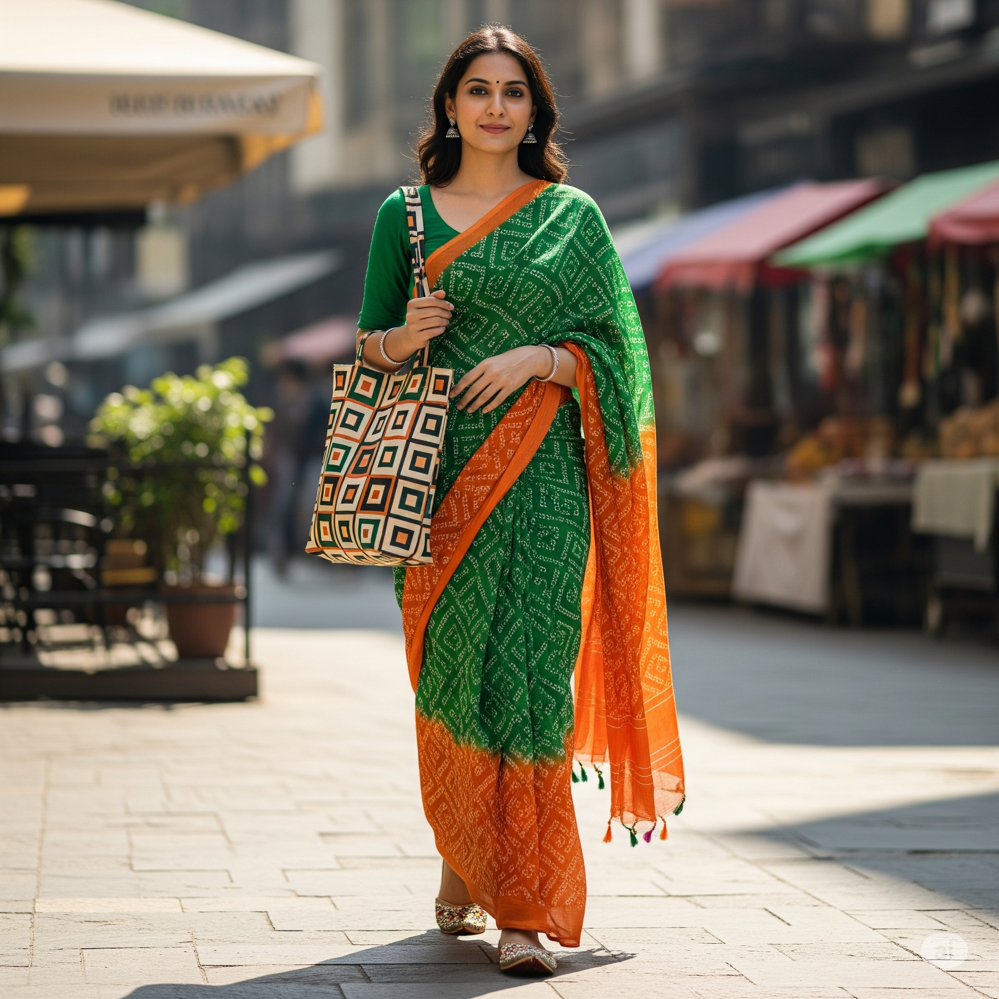 What Makes Cotton Bandhej Sarees Ideal for Daily Wear?