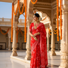 Top 5 Red Bandhej Sarees That Add Bold Elegance to Your Wardrobe