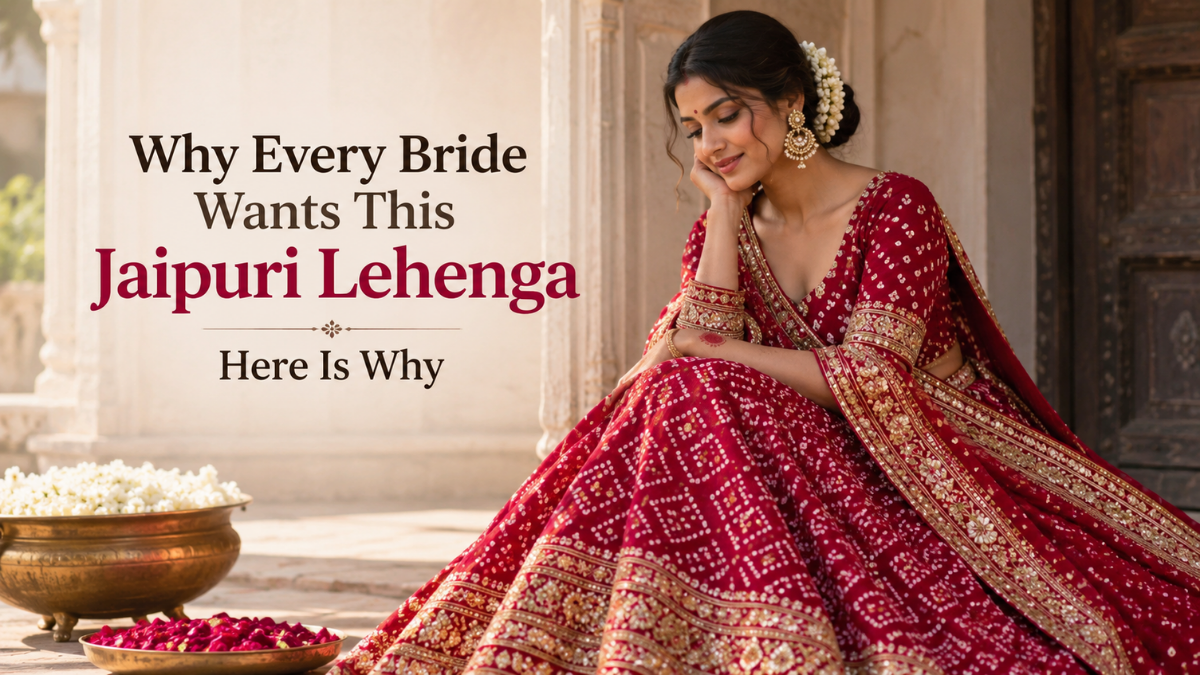 Every Bride Is Talking About This Jaipuri Lehenga - Here Is Why