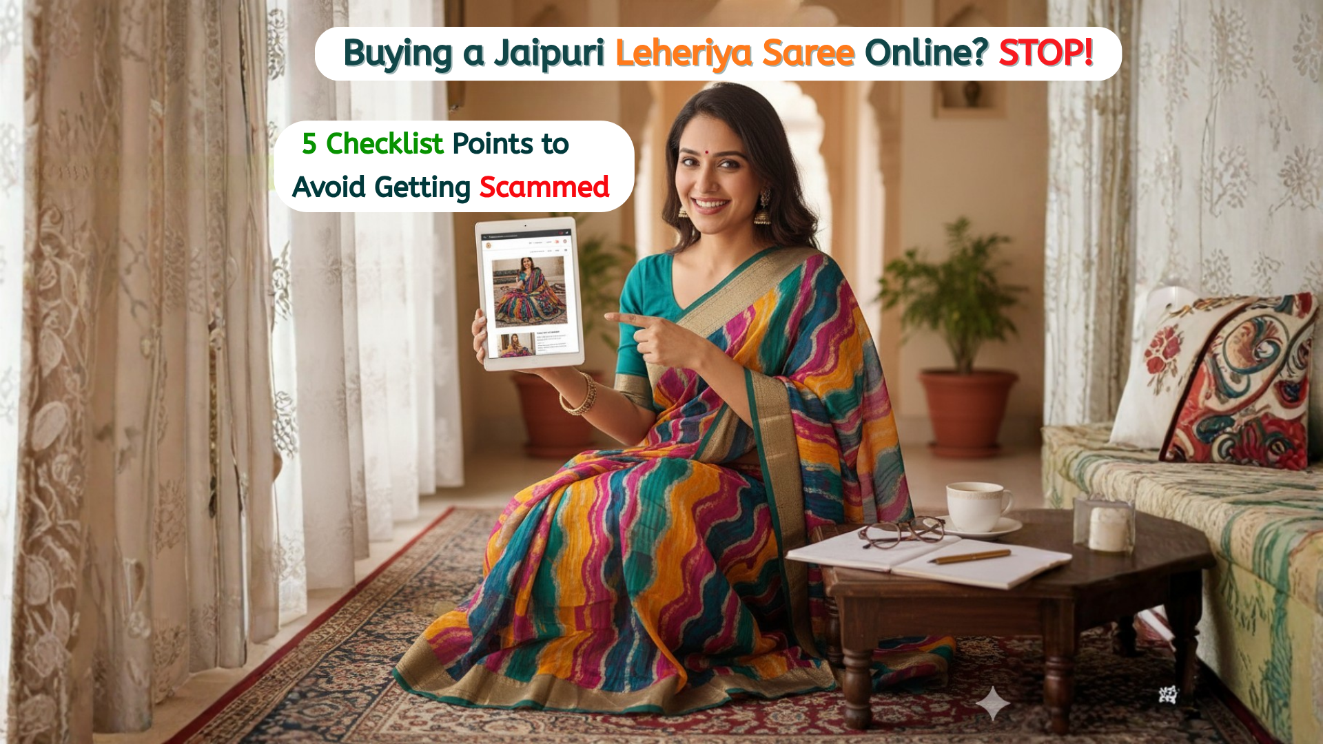 Buying a Jaipur Leheriya Saree Online: Checks To Do