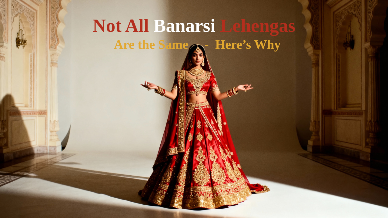 Banarasi Lehenga Weave Types Motifs and Blouse Ideas