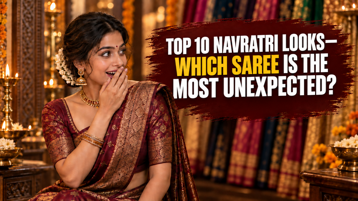 Top 10 Famous Navratri Sarees in 2026 - Number 7 Will Surprise You