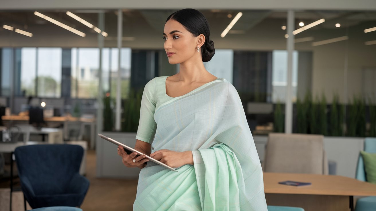 Shop Office Wear Cotton Sarees Online – Daily Looks Made Easy