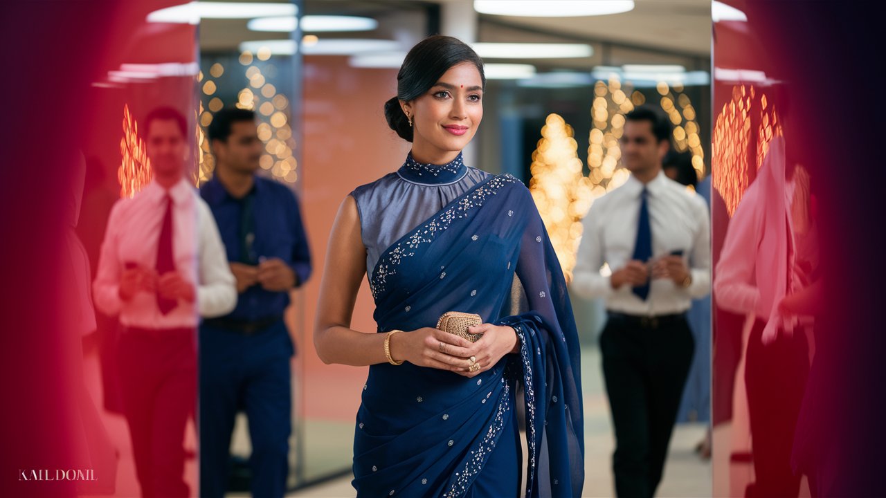 How to Pick the Right Saree for Your Next Office Party