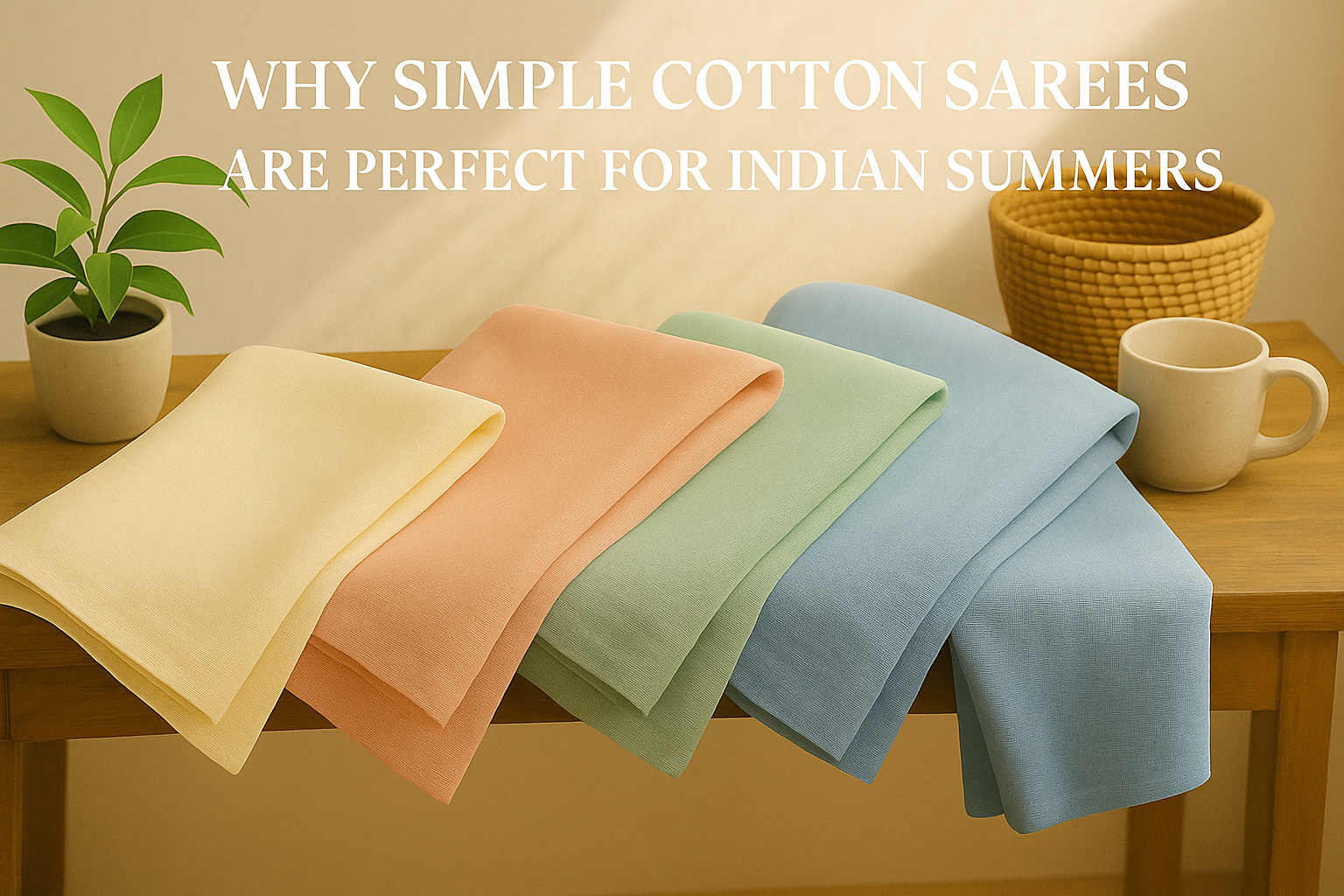 Why Simple Cotton Sarees Are Perfect for Indian Summers