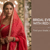 Bridal Events with Red Leheriya: Tips That Compliment Jewelry & Hair