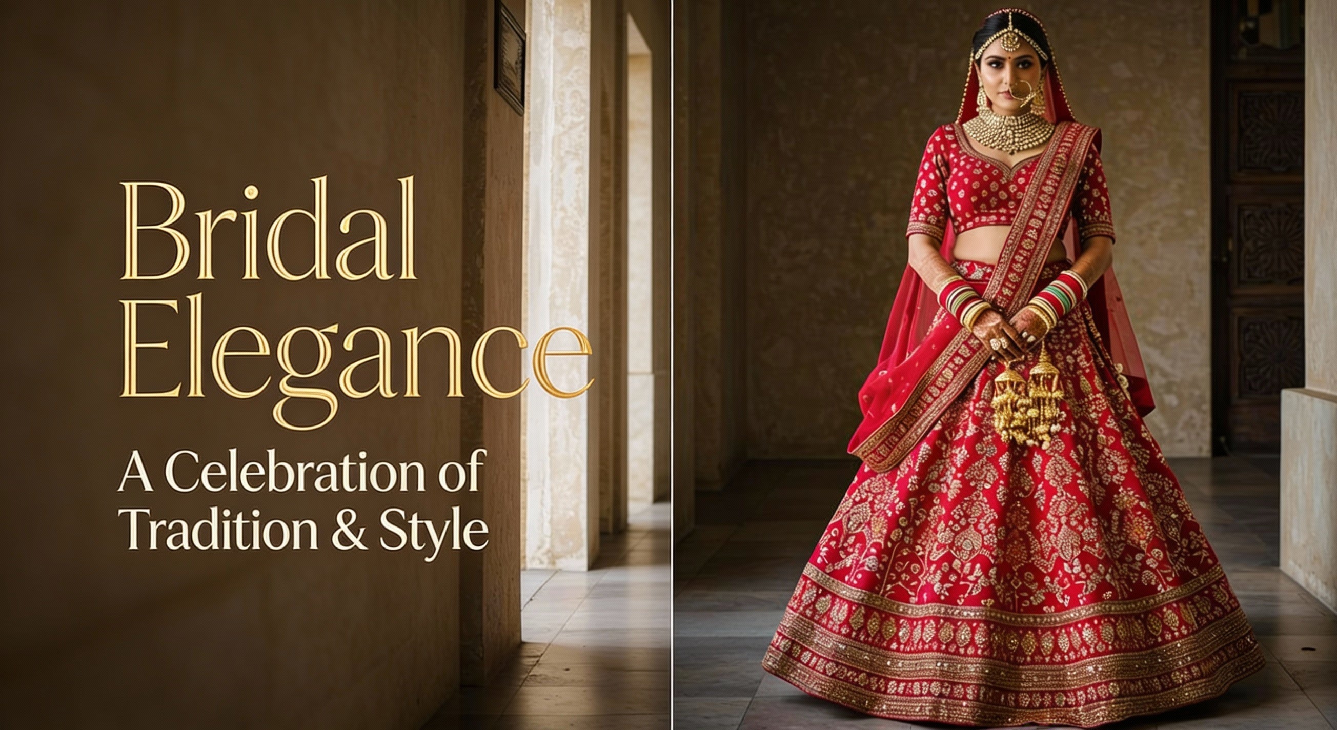 Gold or Silver Accents on a Red Lehenga: How to Pick
