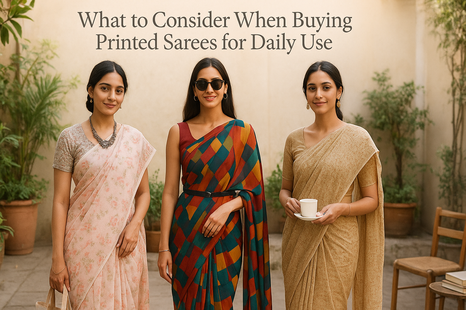 What to Consider When Buying Printed Sarees for Daily Use