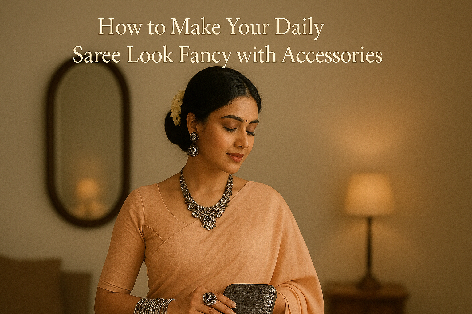 How to Make Your Daily Saree Look Fancy with Accessories
