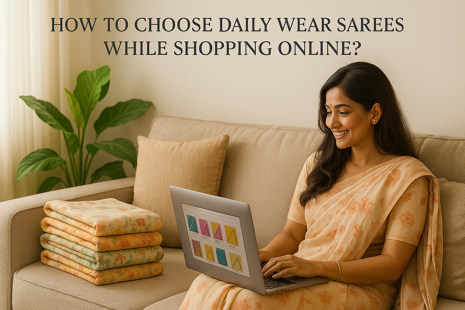 How to Choose Daily Wear Sarees While Shopping Online?