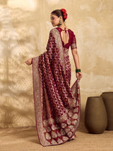 Buy New Traditional Style Saree With Cutdana Gulin Work KcPc