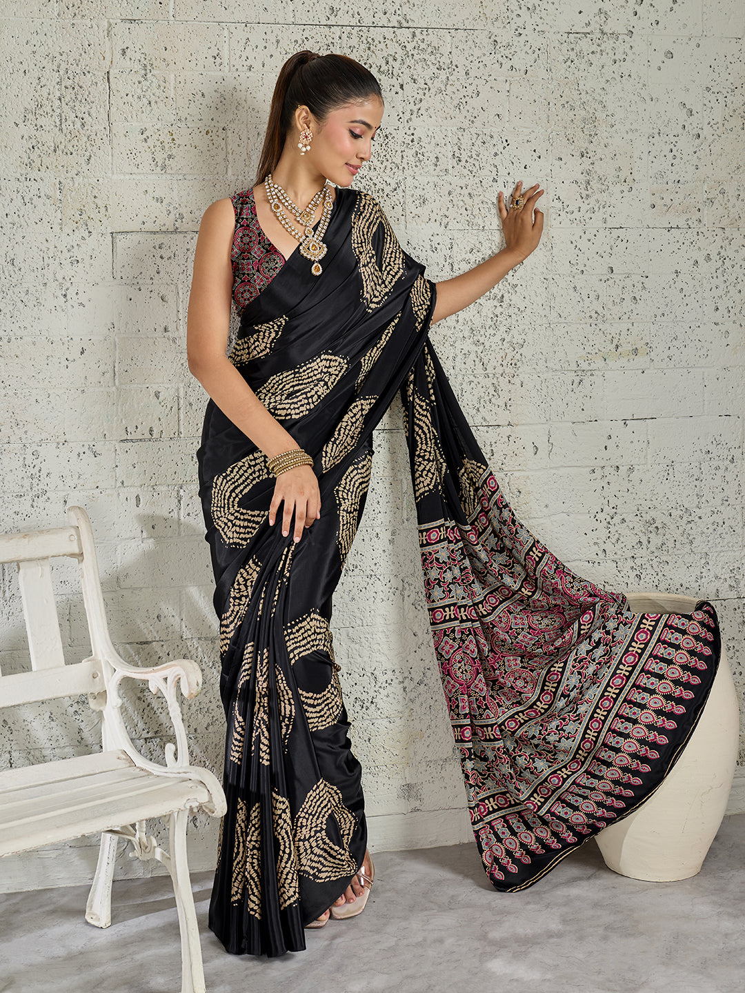 KcPc New Soft & StylishKalindi Casual Wear Saree in Crepe Silk FabricAPL