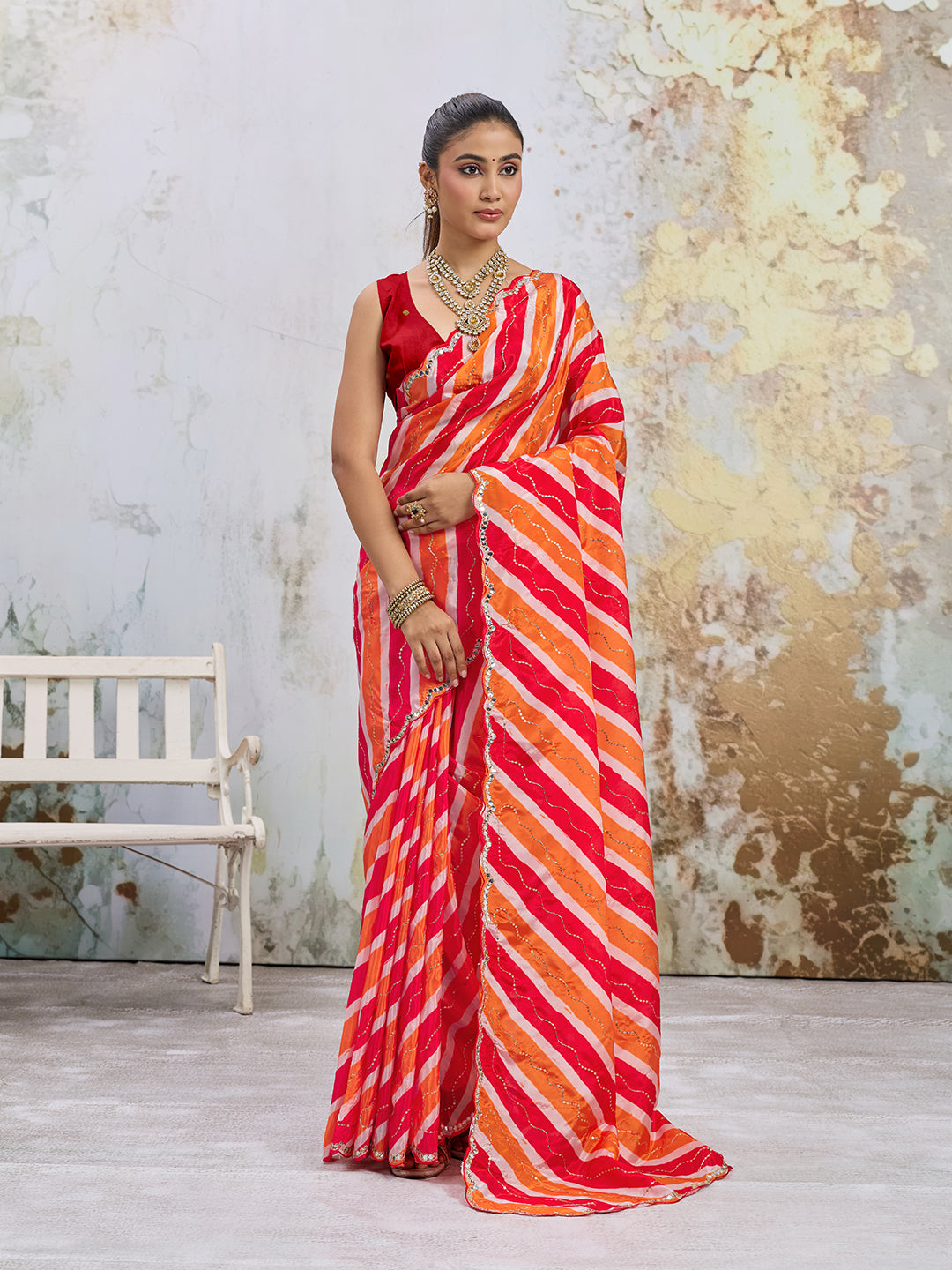 KcPc Premium Silk Saree with Elegant Ethnic Fashion Look