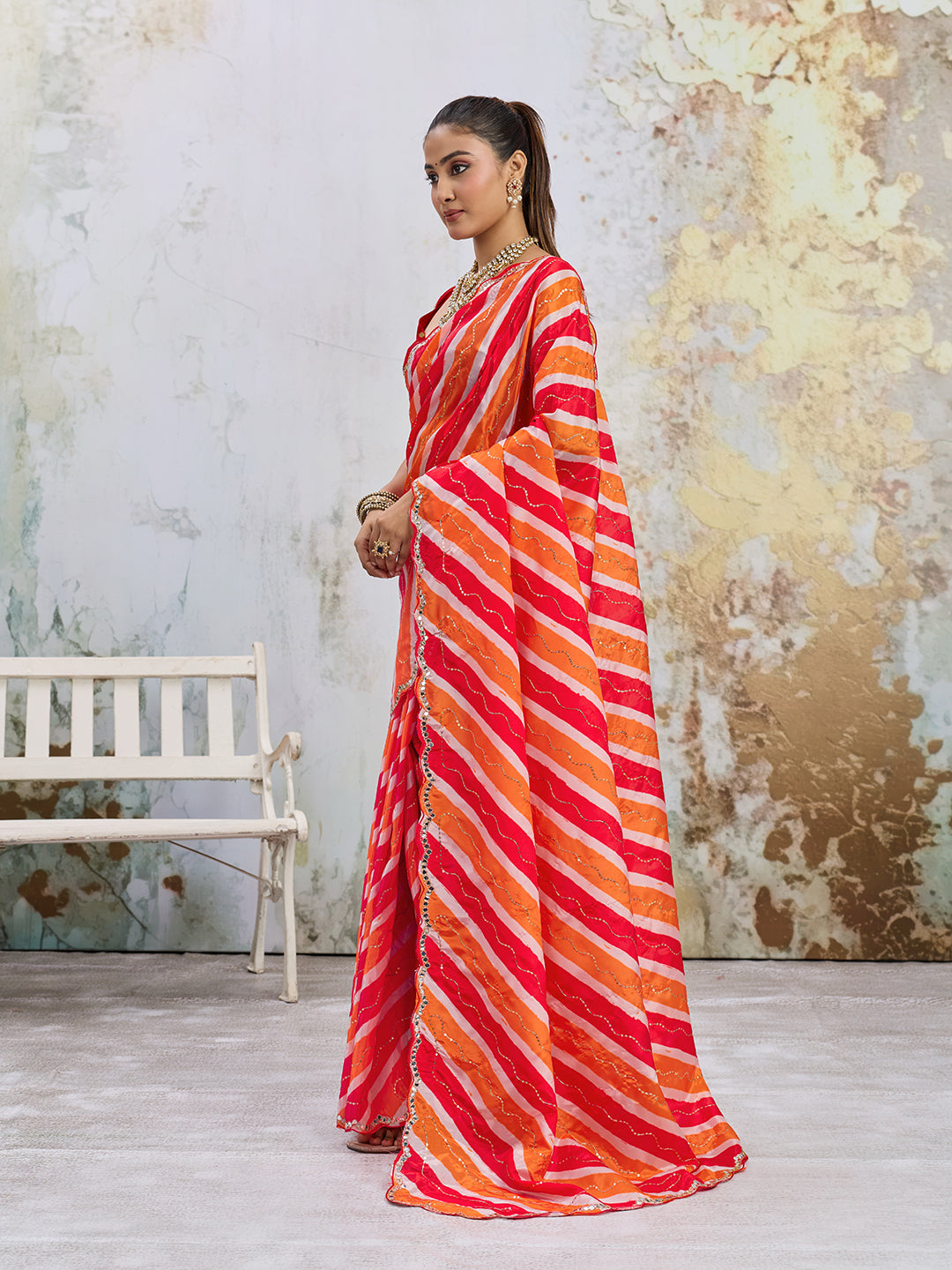 KcPc Premium Silk Saree with Elegant Ethnic Fashion Look