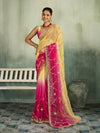 KcPc Traditional Georgette Saree with Beautiful Gotapatti Work MHS