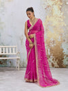 KcPc Traditional Georgette Leheriya Saree for Women MHS