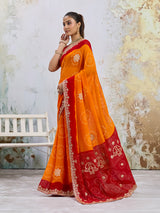 KcPc New Collection of Premium Bandhani Sarees for Every Celebration SANJU