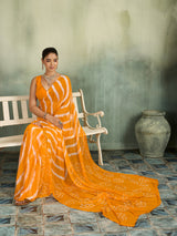 KcPc New Trendy Casual Wear Saree in Leheriya ChiffonSUL