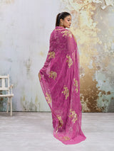 KcPc New Premium Chiffon Saree with Graceful Ethnic Style and Festive CharmDWA