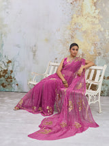 KcPc New Premium Chiffon Saree with Graceful Ethnic Style and Festive CharmDWA