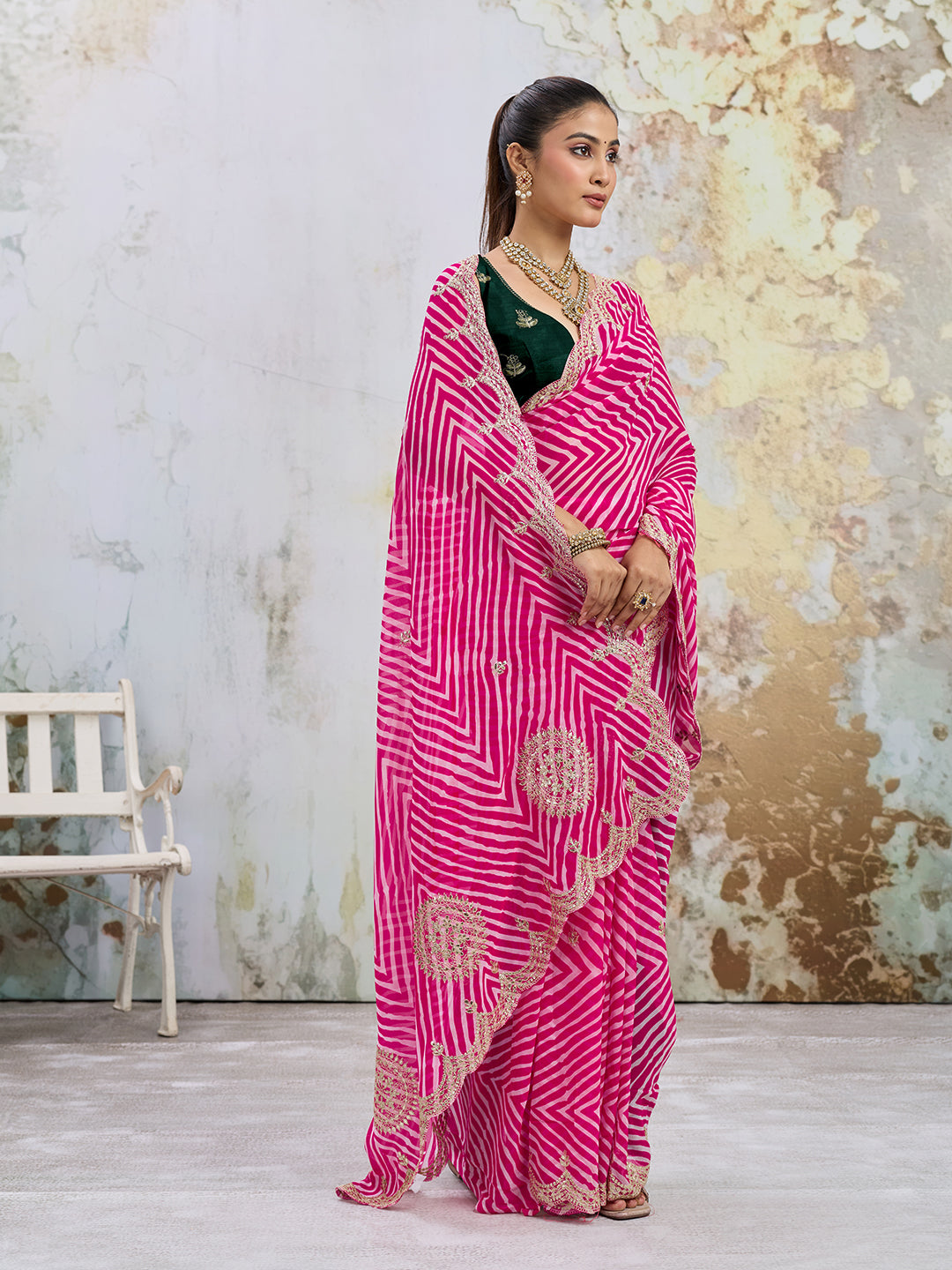 KcPc Royal Festive Wear Saree Crafted in Soft Georgette Fabric PDM