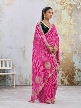 KcPc Royal Festive Wear Saree Crafted in Soft Georgette Fabric PDM