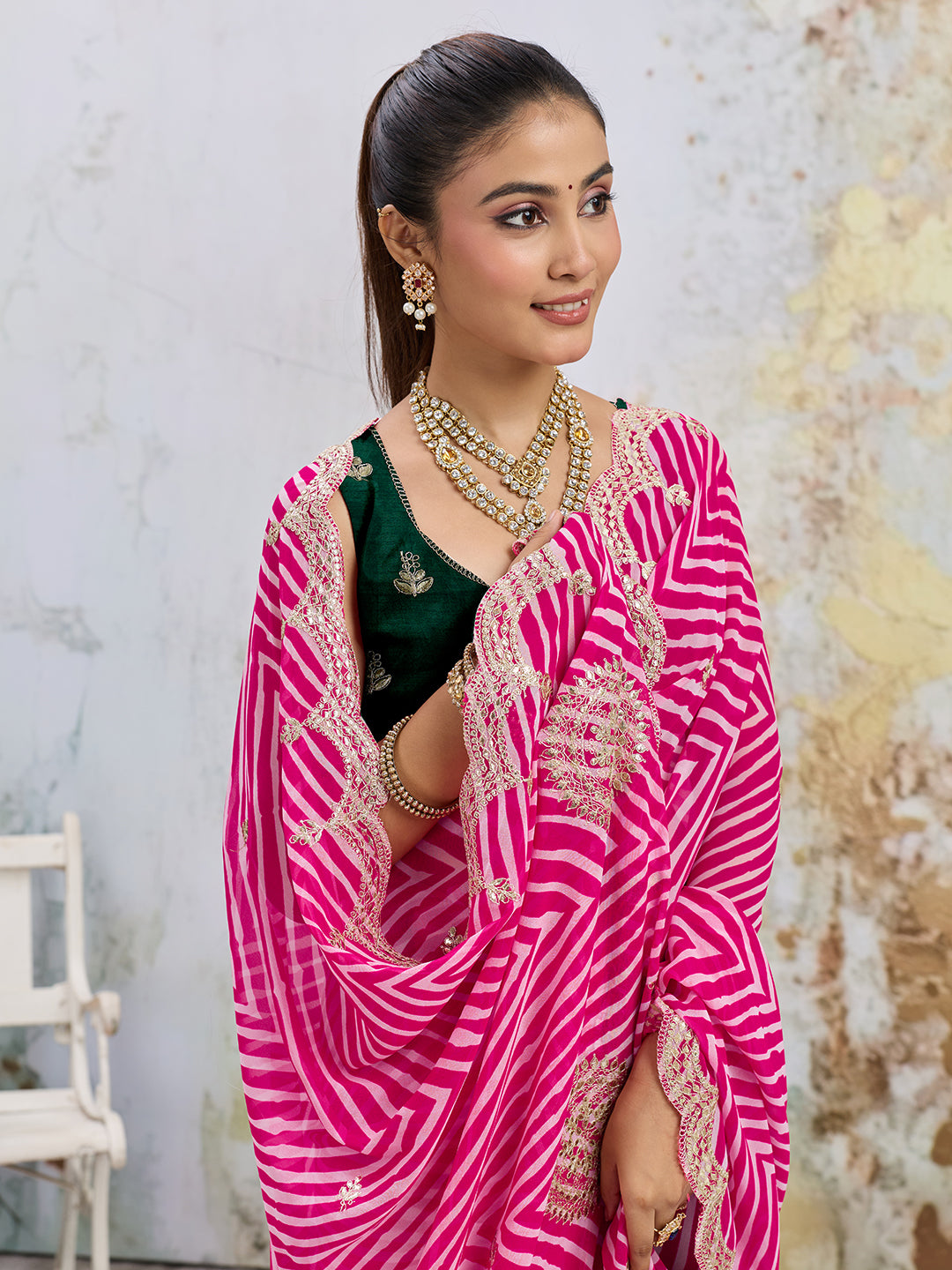 KcPc Royal Festive Wear Saree Crafted in Soft Georgette Fabric PDM