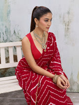 KcPc Beautiful Cotton Silk Zig Zag Saree with Bijiya WorkSRK