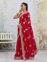 KcPc Traditional Bandhani Sarees with Beautiful Piton WorkSANJU