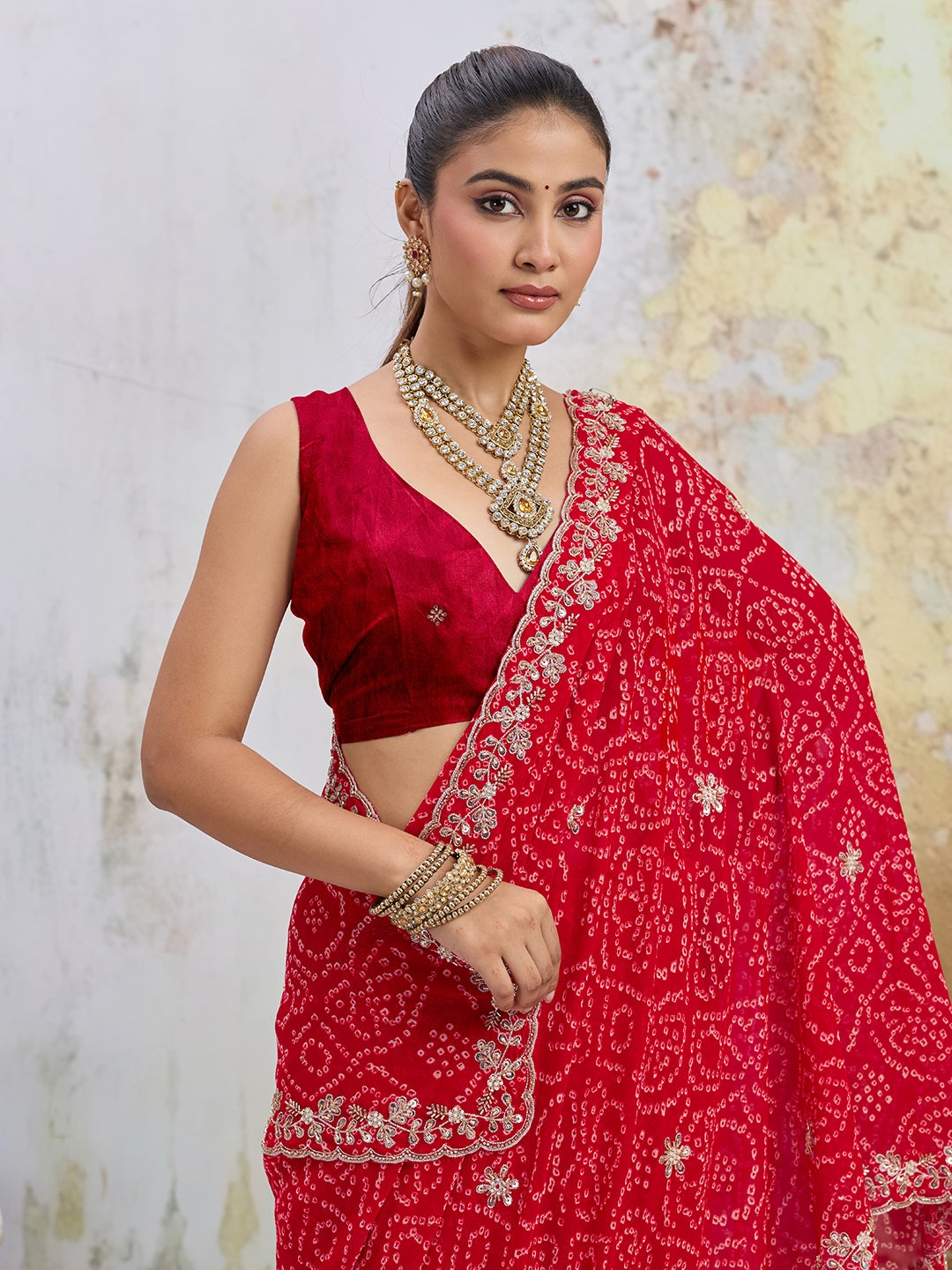 KcPc Traditional Bandhani Sarees for Festive CelebrationsBAL