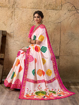 Buy Elegant Kalamkari Style Saree With Festive Special KcPc