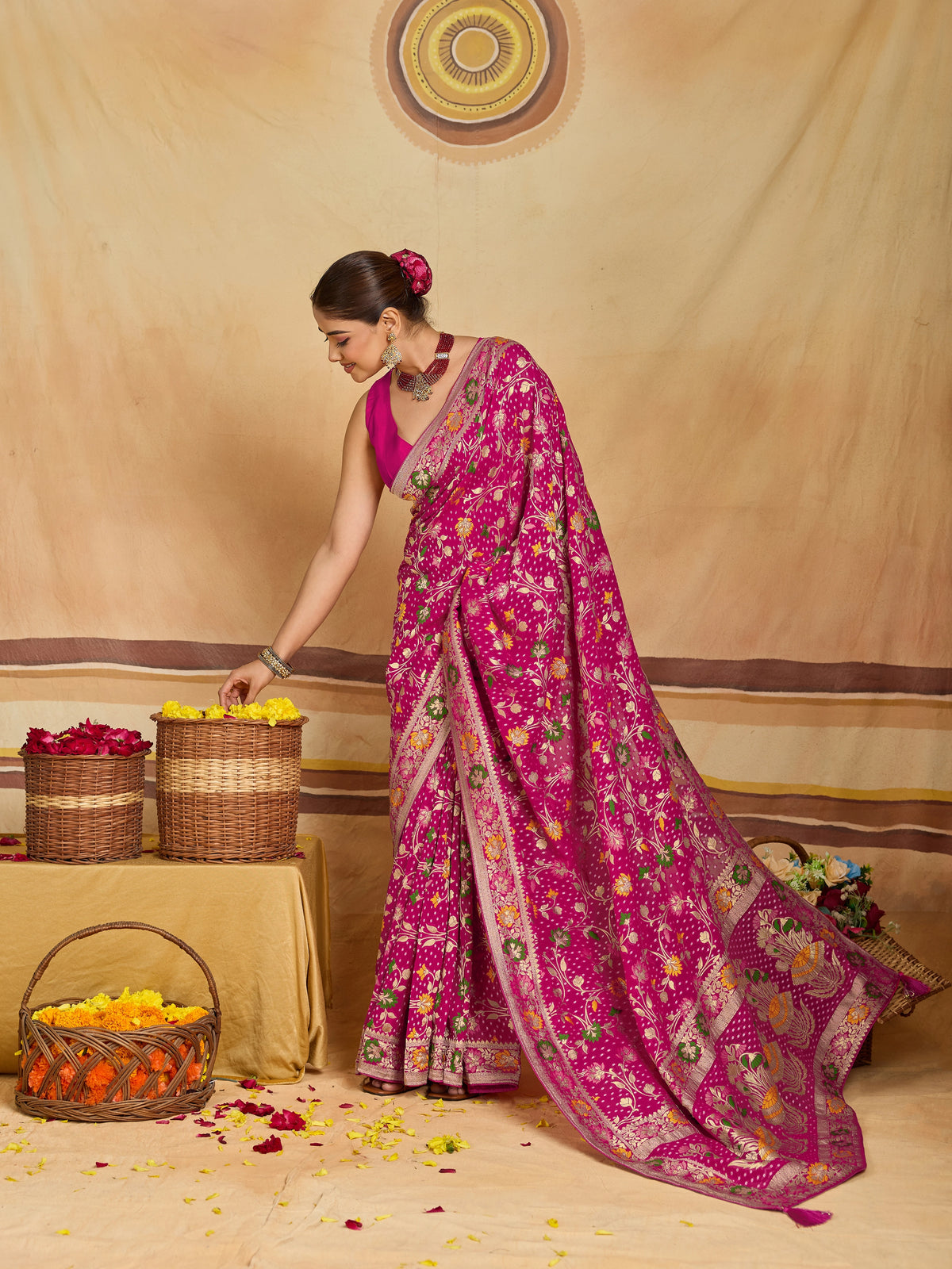 KcPc Premium Georgette Sarees for Festive Celebrations
