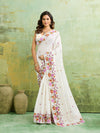 Buy Tussar Silk Saree with Beautiful Embroidery Work Kcpc