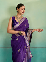 Buy tie dye pattern saree with Gotapatti Mirror Work