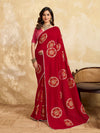 Buy Designer Bandhani Saree with Gota Patti Work Kcpc