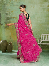 KcPc Luxury Georgette Bandhani Saree CollectionKDN