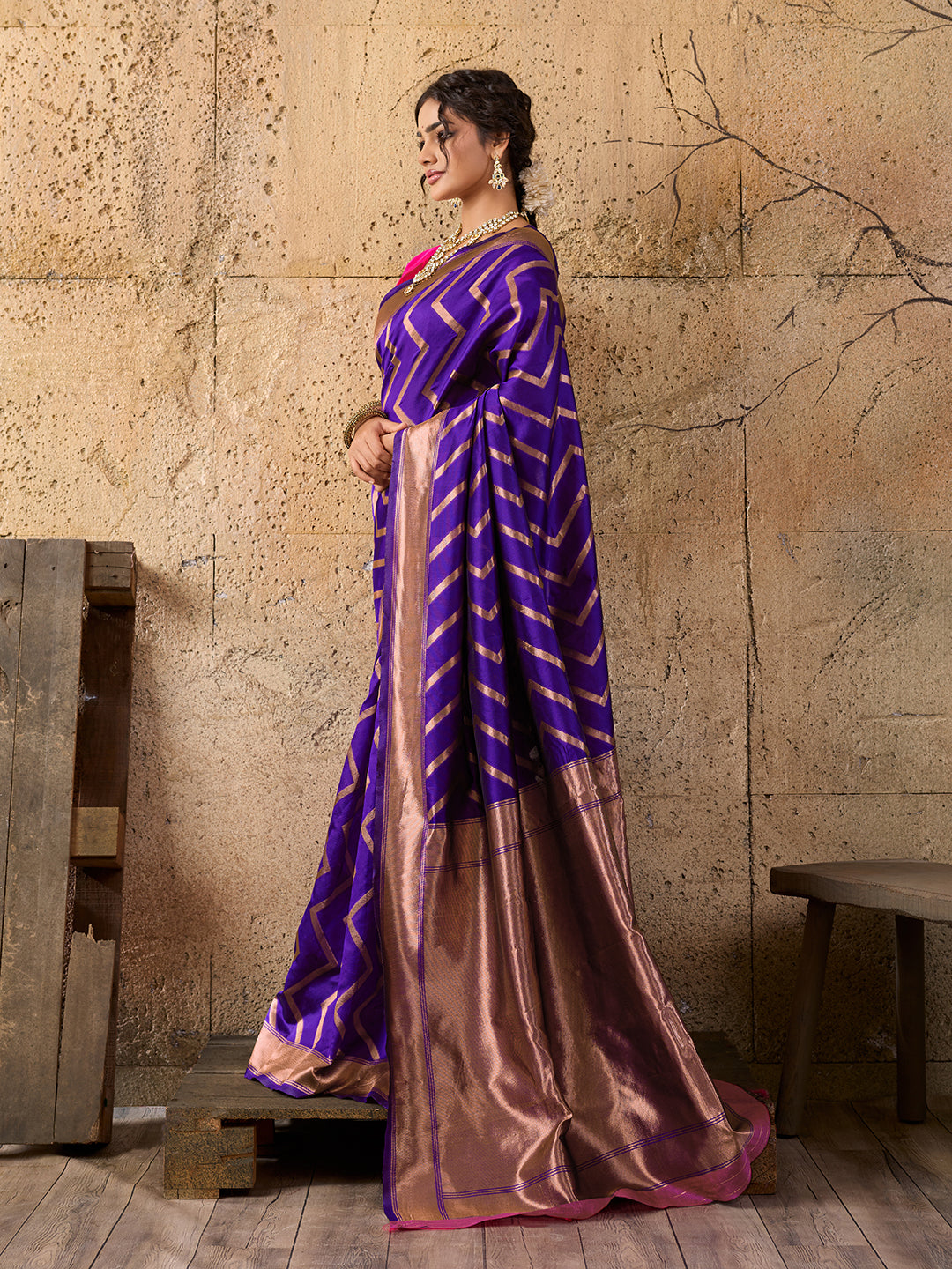 KcPc New Dola Silk Bollywood Style With Banarasi Handloom Saree DC