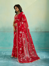 Buy Georgette Traditional Style Saree KcPc