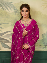 Buy New Festive Wear Saree With Rich Pittan Embellishment KcPc