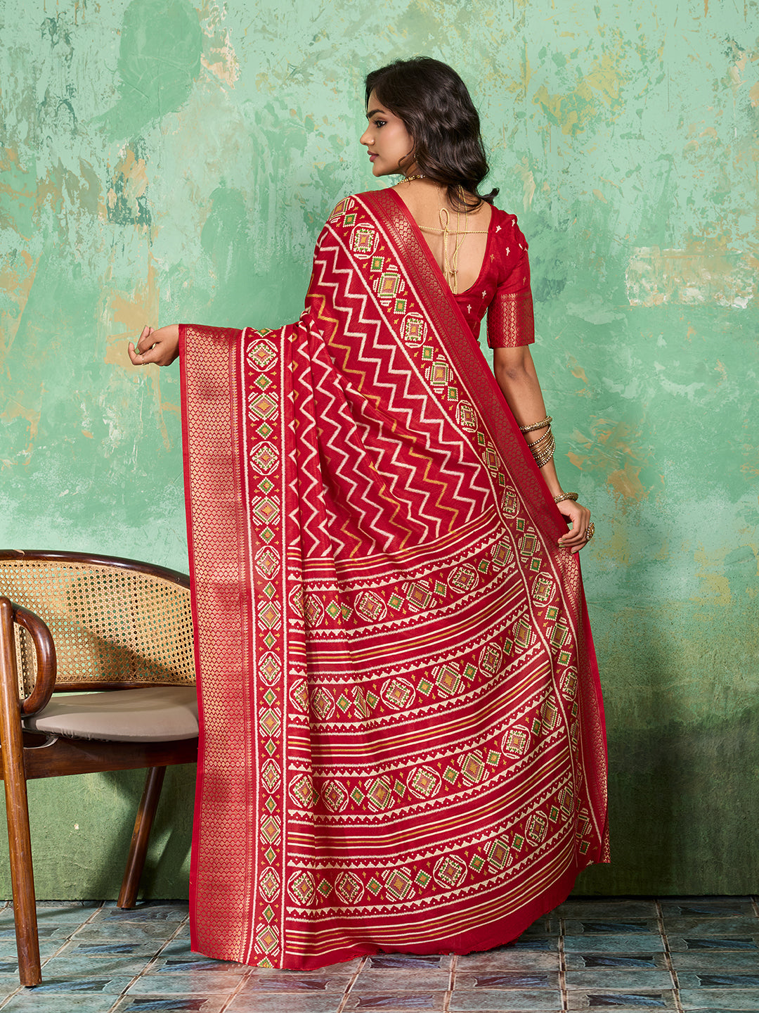 Buy New Launch Cotton Silk Printed Style With Daily Wear Saree