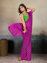 Buy New Chiffon Leheriya Style With Casual Wear Saree
