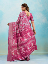 KcPc New Soft Touch Cotton Silk Saree with PrintsSTL