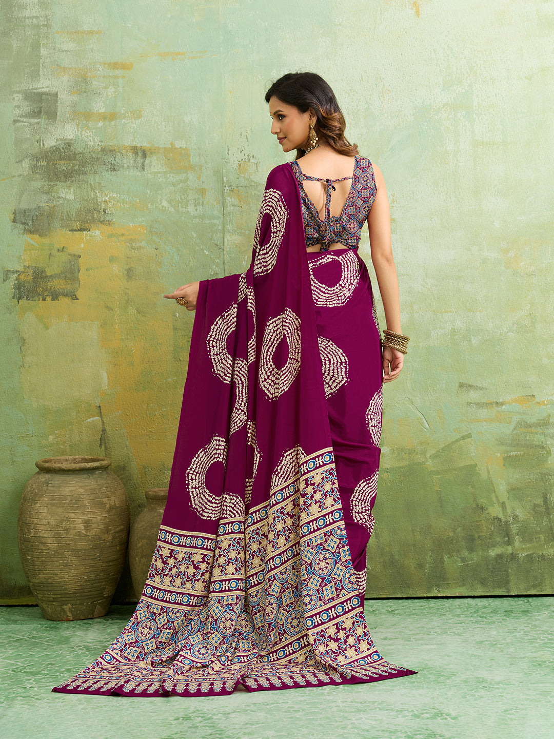 KcPc New Graceful Kalindi Crepe Silk Saree Perfect for Daily and Office Wear APL