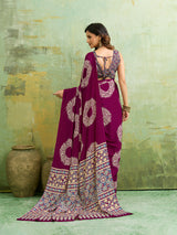 KcPc New Graceful Kalindi Crepe Silk Saree Perfect for Daily and Office Wear APL