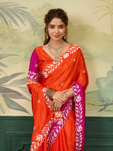 Buy Bollywood Style With Kashida Work Saree