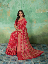 Buy New Launch Cotton Silk Printed Style With Daily Wear Saree