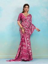 KcPc New Soft Touch Cotton Silk Saree with PrintsSTL
