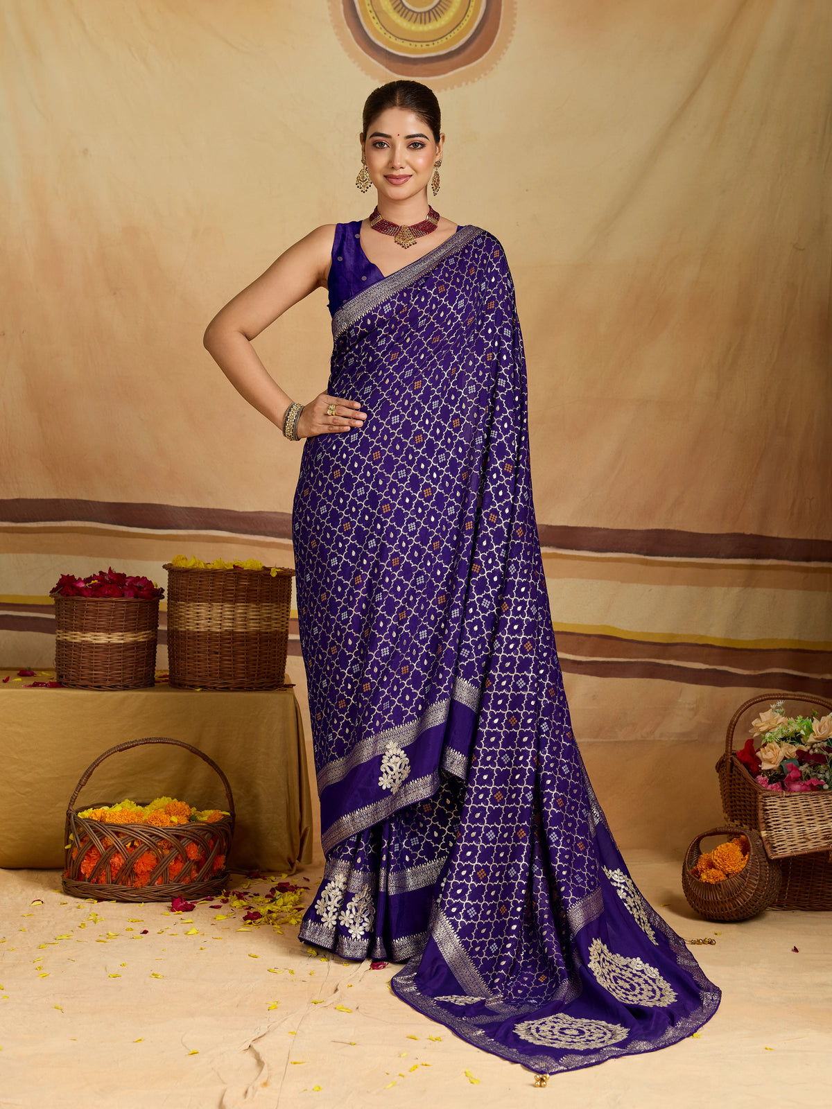 KcPc New Luxury Modal Silk Saree with Traditional Banarasi Elegance