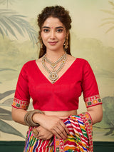 Leheriya Style saree under 1000